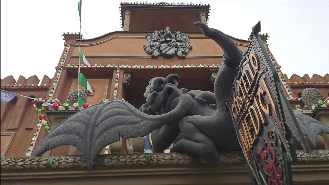 Europa Park: Castello dei Medici (Geisterschloss) On/Offride 2025 4K