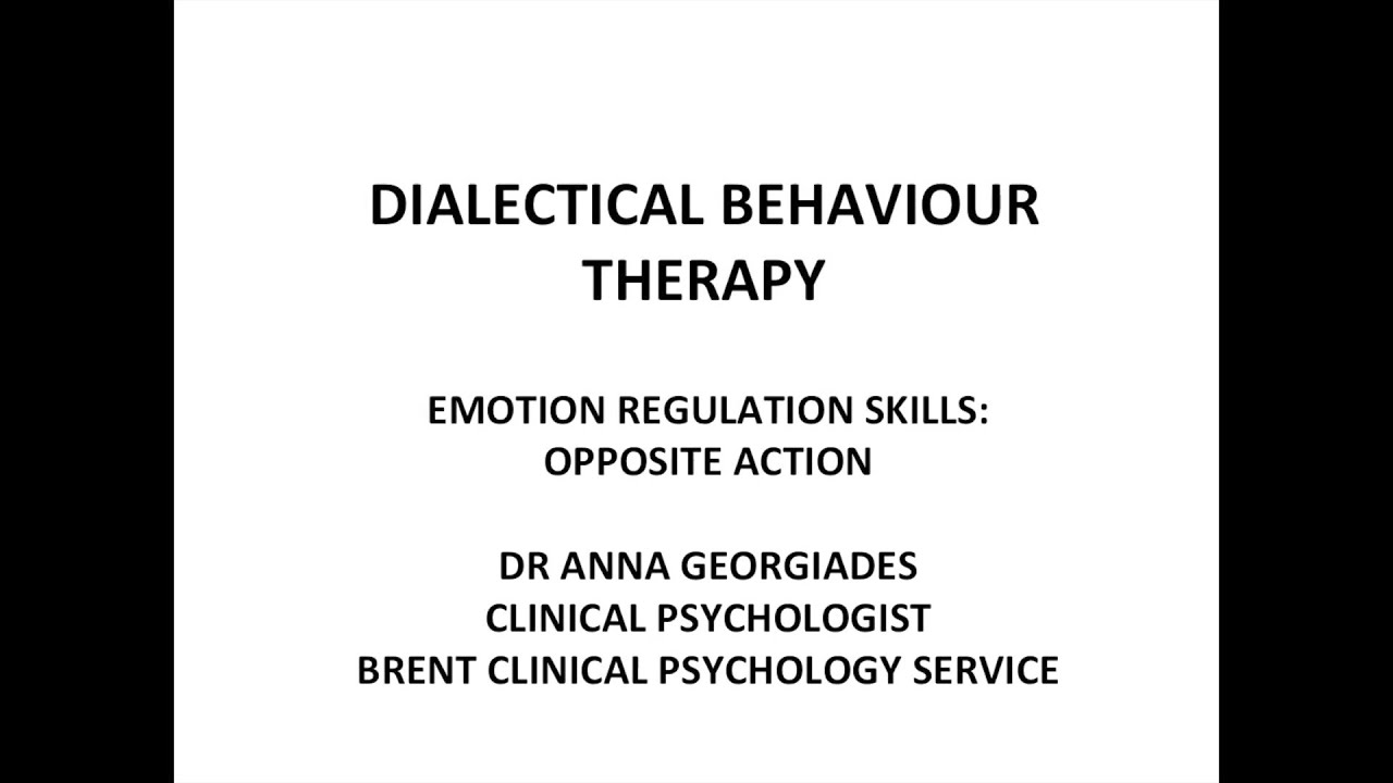 DBT Opposite Action