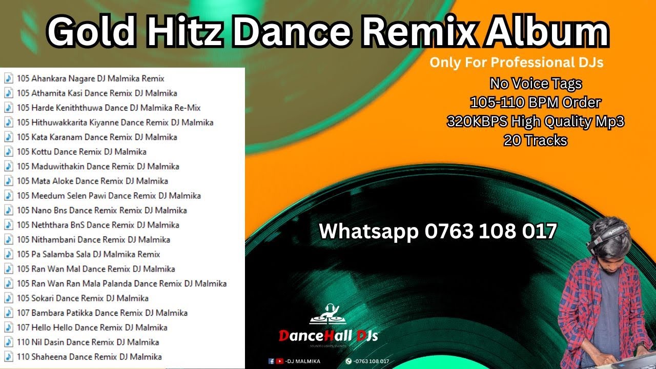 GOLD Hitz Dance Remix Album (sale)