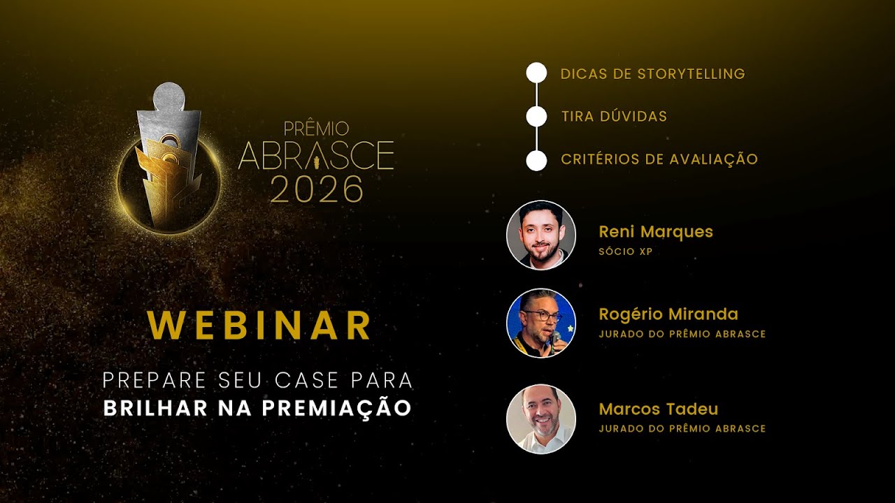 Gravação Webinar Prêmio Abrasce 2026