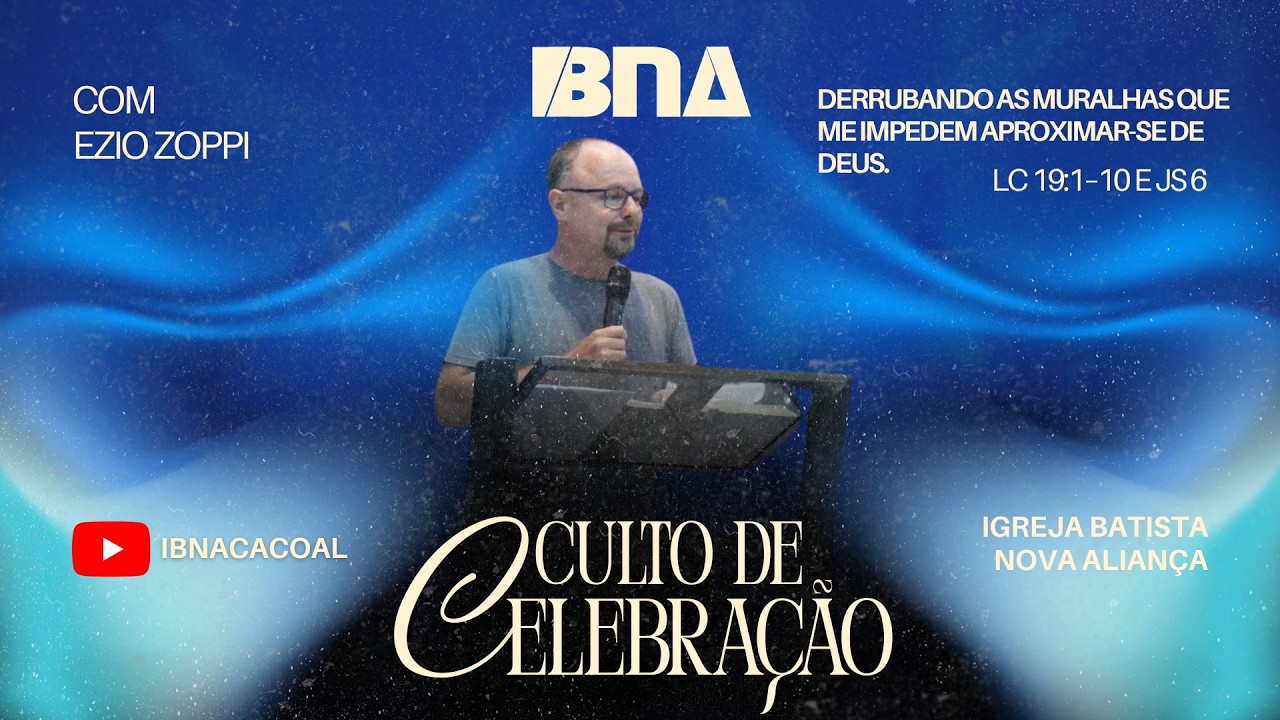 DERRUBANDO AS MURALHAS QUE ME IMPEDEM APROXIMAR-ME DE DEUS - MIN. EZIO ZOPPI