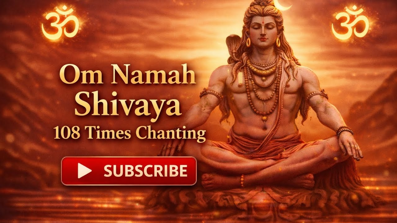 Om Namah shivaya 108 times Chanting// Powerful Music// Meditation 