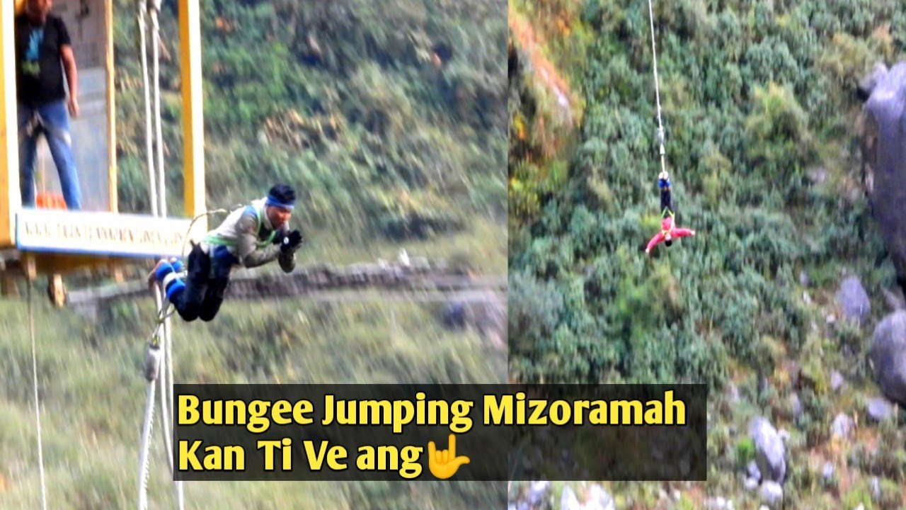 Bungee Jumping Mizoram ah a theih