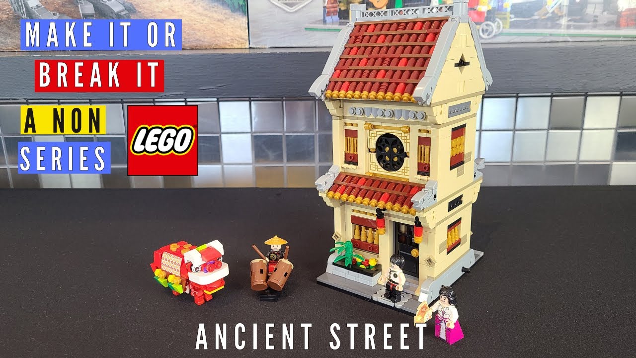 Make It or Break It A Non LEGO Series: LOZ Ancient Street 1024 Review!