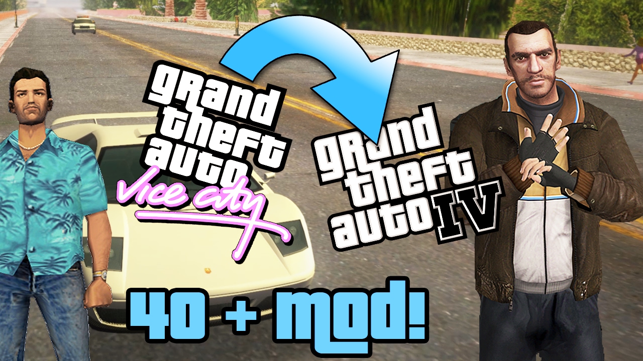 GTA Vice City'nin EN İYİ MODU! GTA 4 MOD