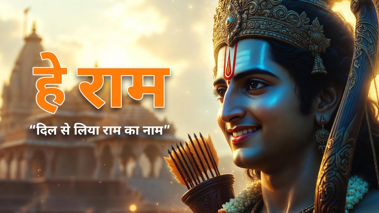 हे राम नाम | He Ram Naam | Peaceful Ram Bhajan | Divine Shri Ram Devotional Song