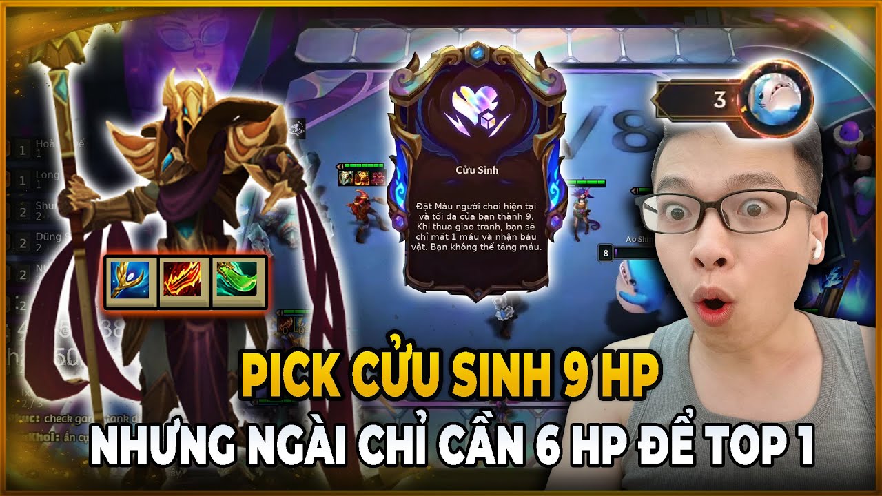 PICK CỬU SINH NHƯNG NGÀI CHỈ CẦN 6 HP ĐỂ CÓ THỂ TOP 1 | TRÂU TV