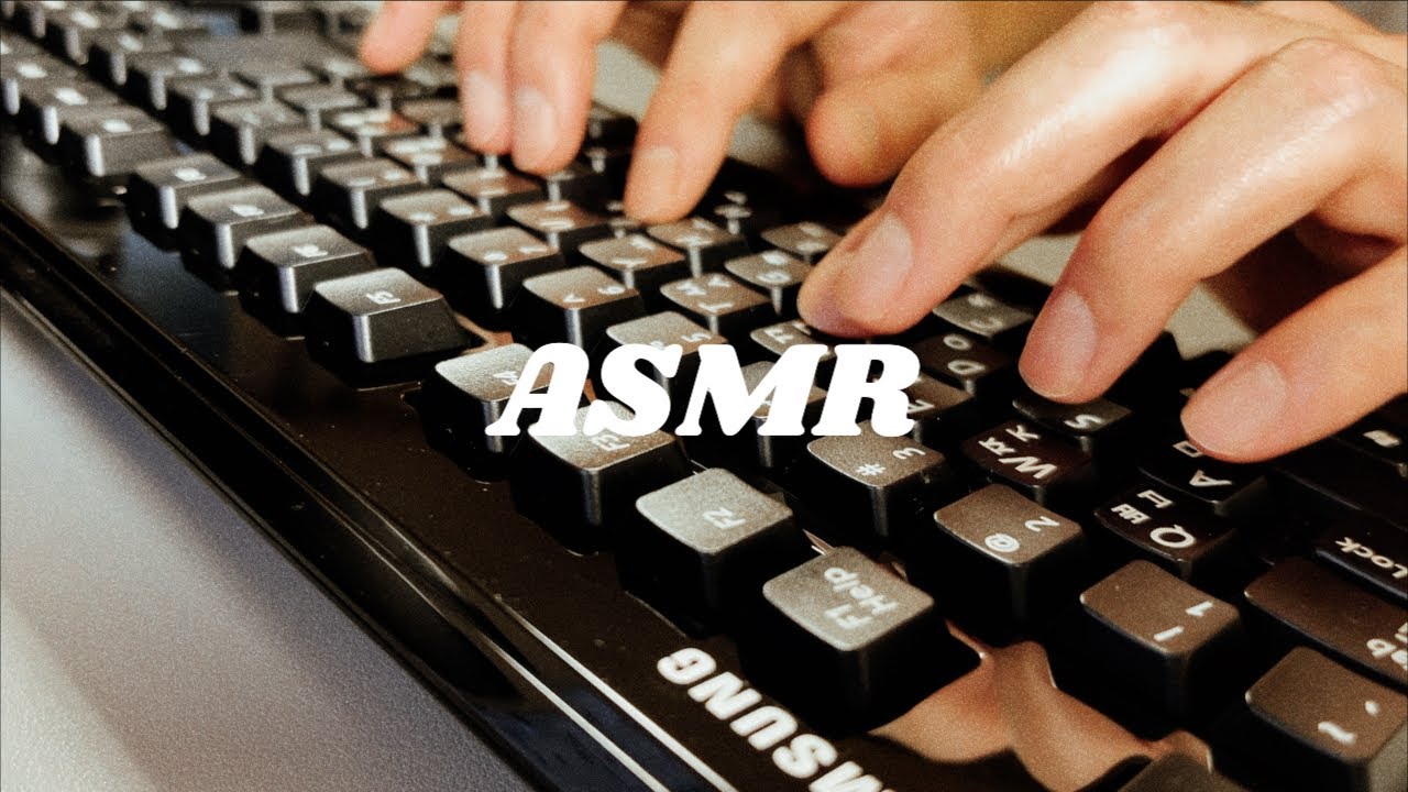 No talk 3hour Membrane keyboard ASMR | Work With Me! | Study With Me!