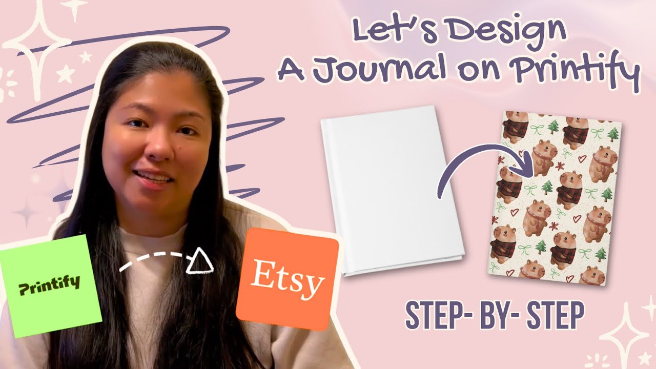Создайте свой дневник на Printify и продавайте на Etsy &mdash; пошаговый процесс (макеты, ценообразован...
