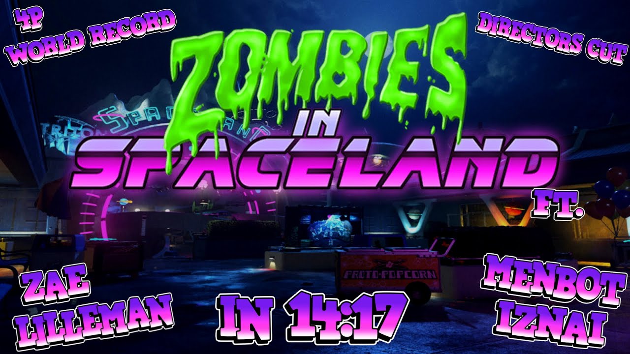 Zombies in Spaceland 4 Player Easter Egg in 14:17 (Director's Cut) (World Record)