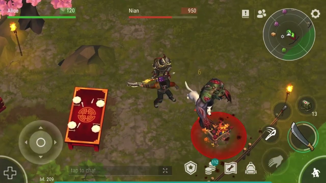 Easy to kill Nian level 14 with melee weapon ldoe