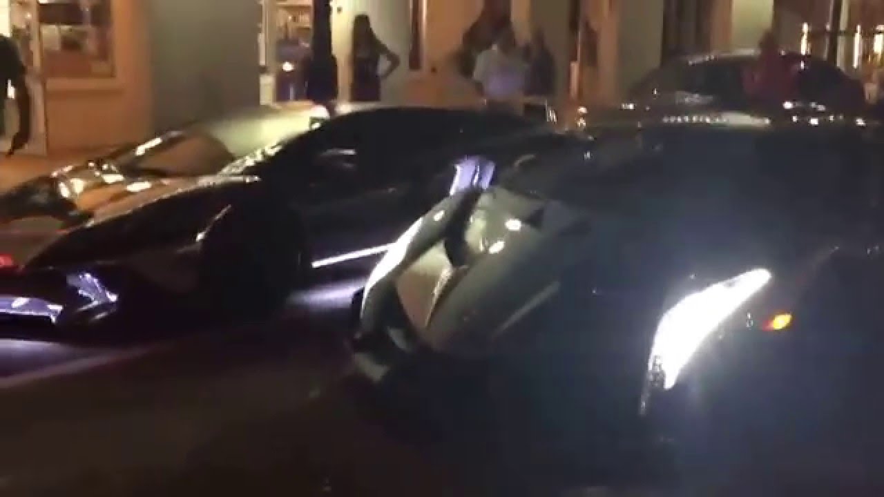 @TeamSalamone' AventadorSV & @LamborghiniKs' Veneno