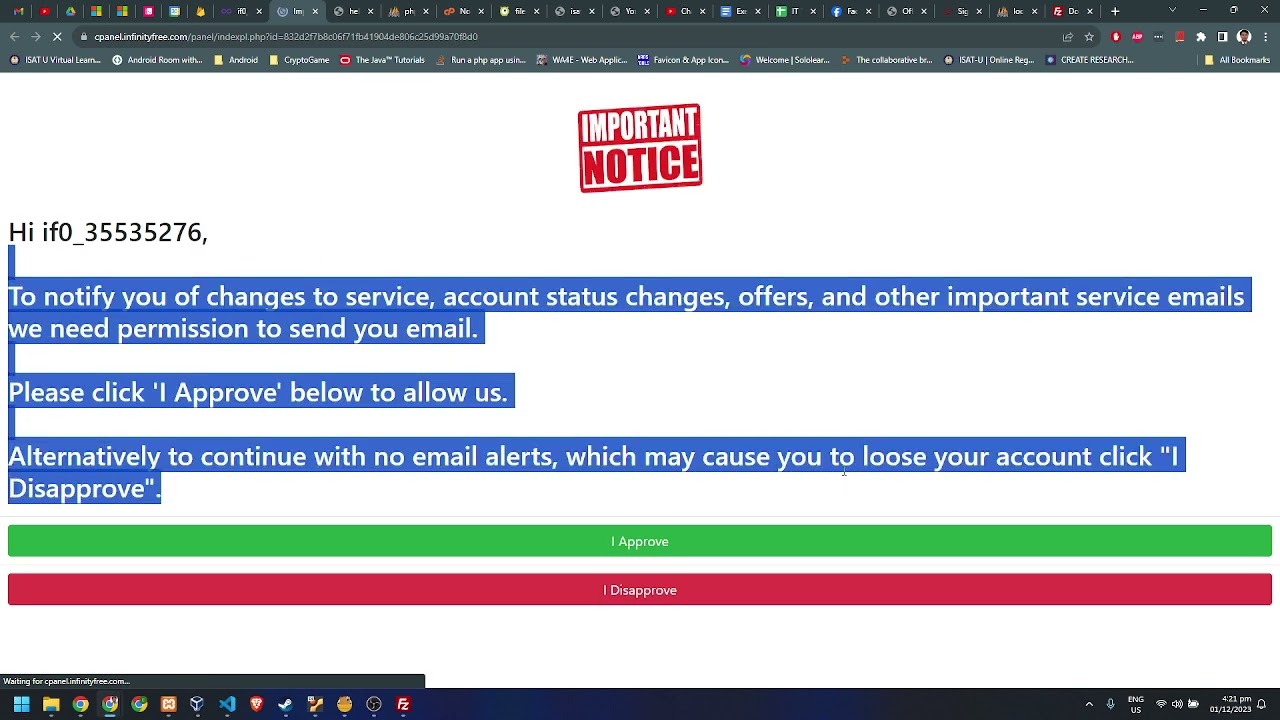 How to upload files and import database to infinityfree com