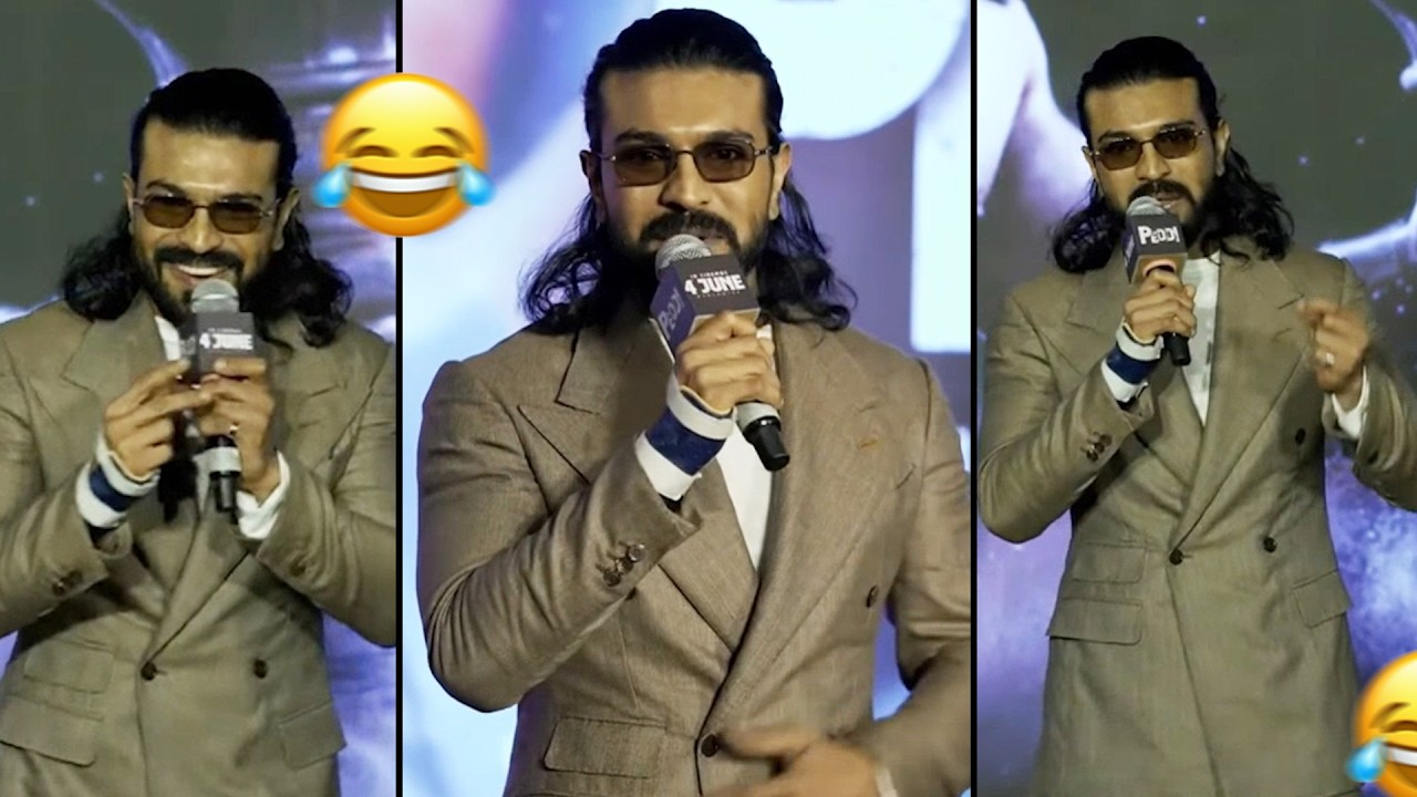 Ram Charan Powerful Speech at PEDDI Delhi Press Conference | Buchi Babu Sana | Janhvi Kapoor