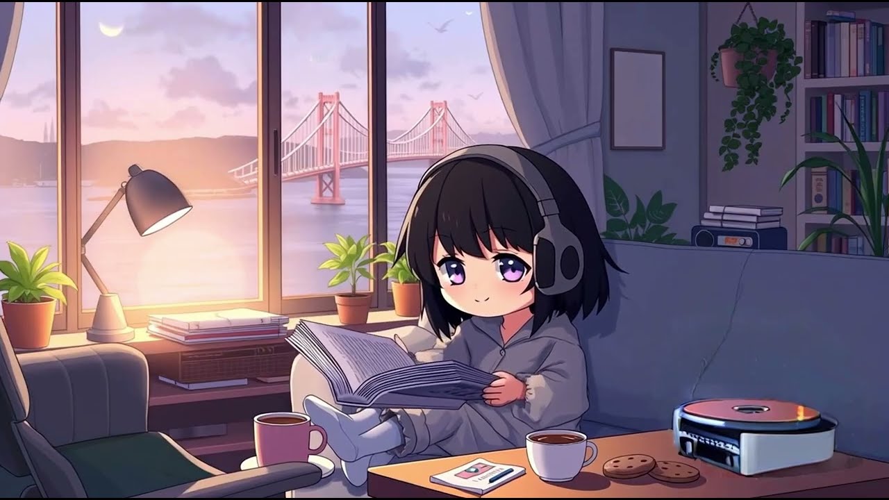 a small world of peace 🍃 calm lofi beats to read, study or just relax
