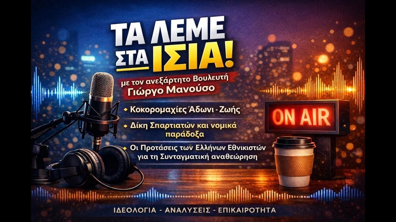 Τα λέμε στα ΙΣΙΑ - Episode 1 «Πως θα φτάσουμε στην Ανεξάρτητη Δικαιοσύνη»
