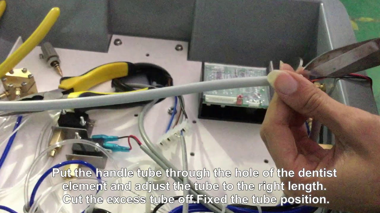 Built in scaler installtion for Mr.Right Dental Chair