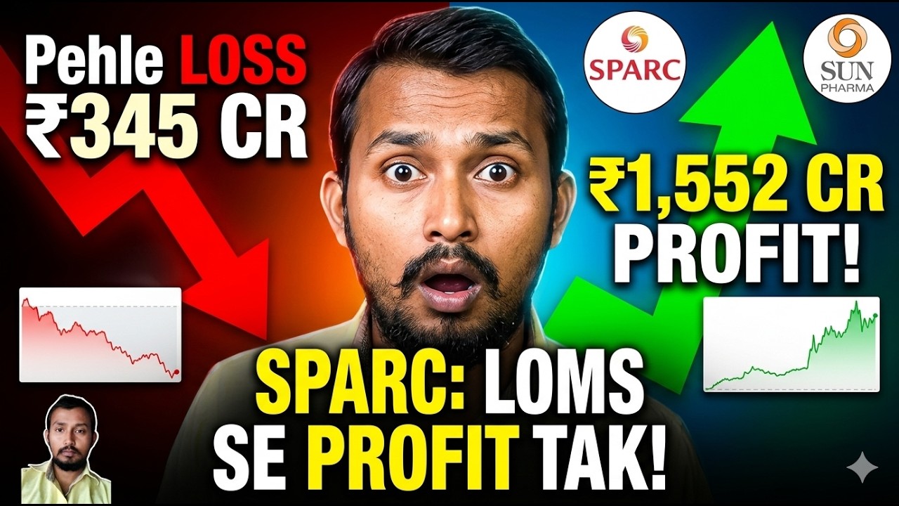 SPARC Stock Big Turnaround! 🚀 Sun Pharma Advanced Research Company FY26 Analysis