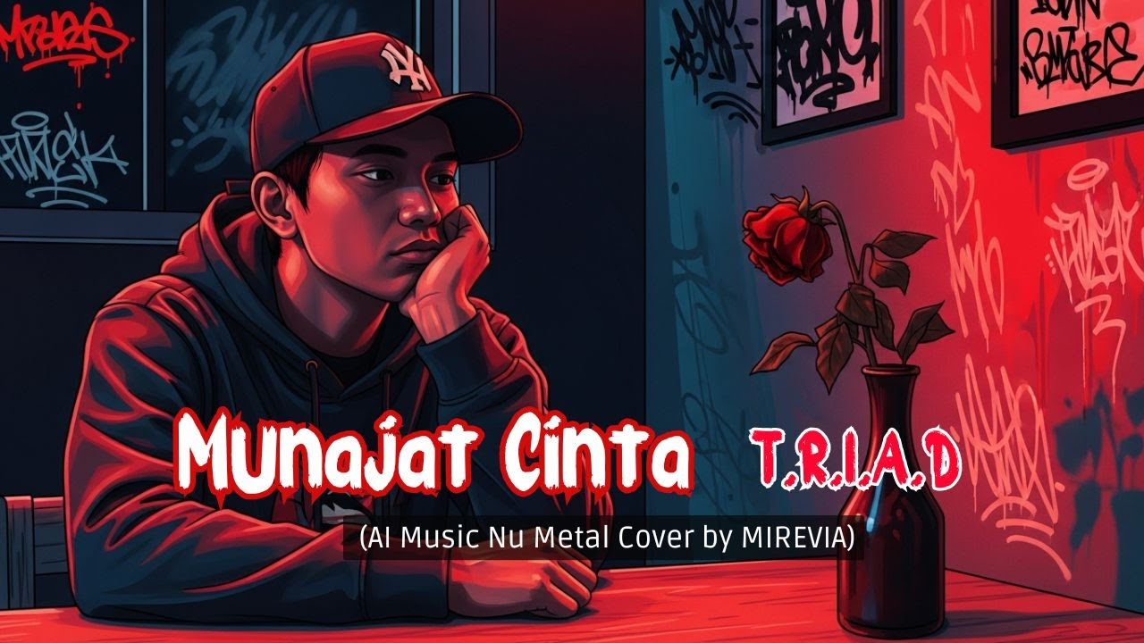 Munajat Cinta - T.R.I.A.D  | Mirevia Nu Metal Style Version (Cover Music AI)