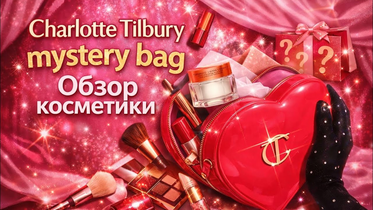 Charlotte Tilbury Mystery Valentine Bag | распаковка косметики 