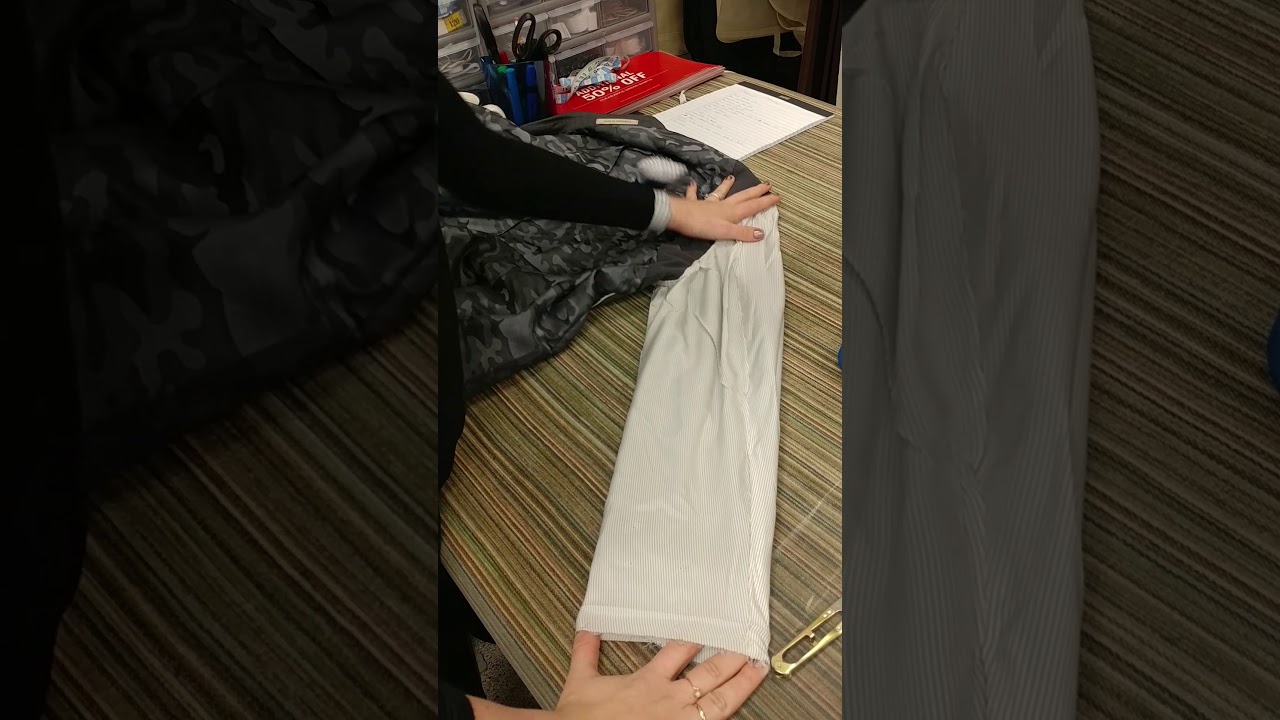 Shortening Suit Sleeves
