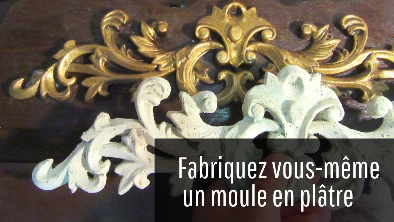 Comment faire un moule Moule de coulée pour copier un ornement ou embellissement Moule en plâtre I