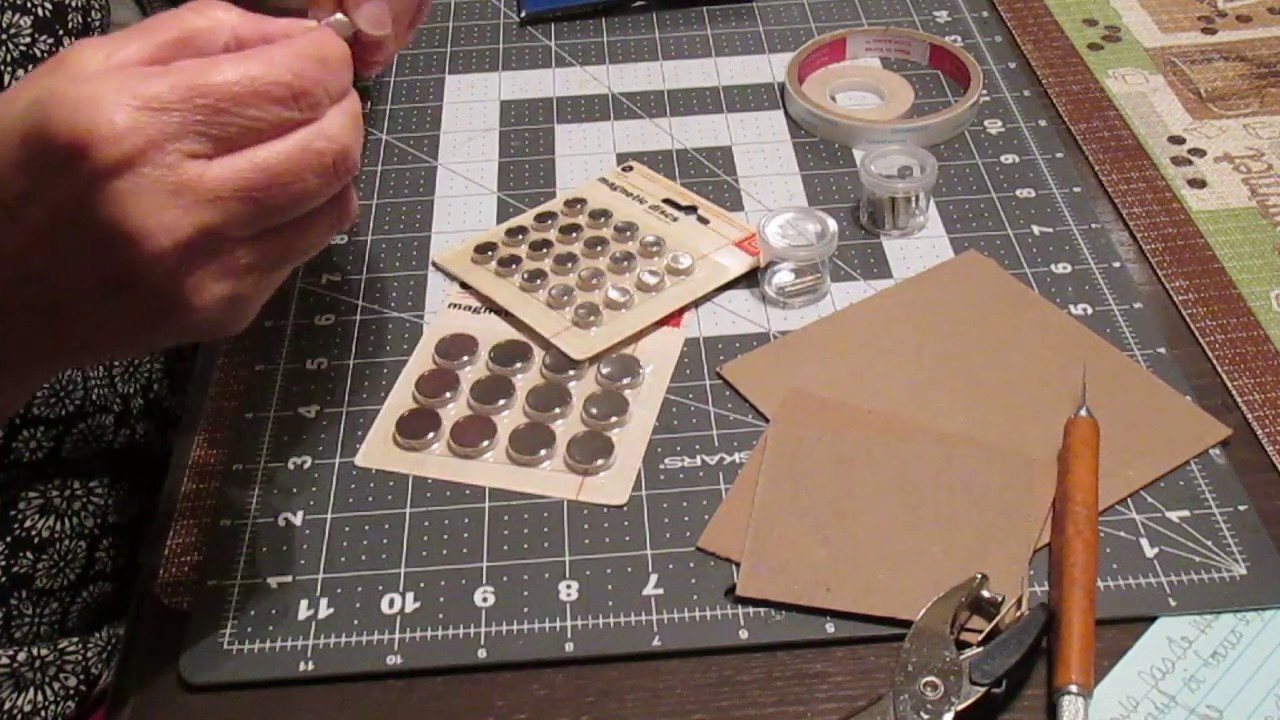 Tuto Express | Une Revue sur les Différents Aimants pour vos Projets | Scrapbooking