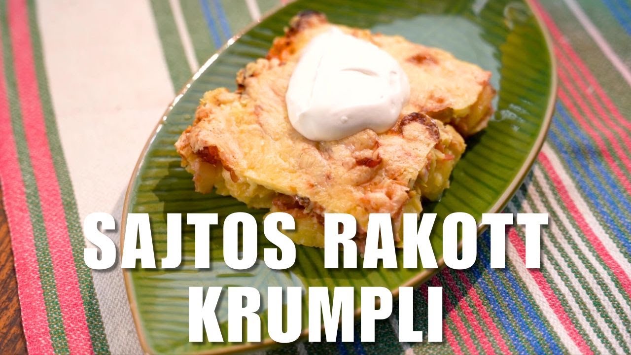 Sajtos rakott krumpli Borbás Marcsi konyhájából
