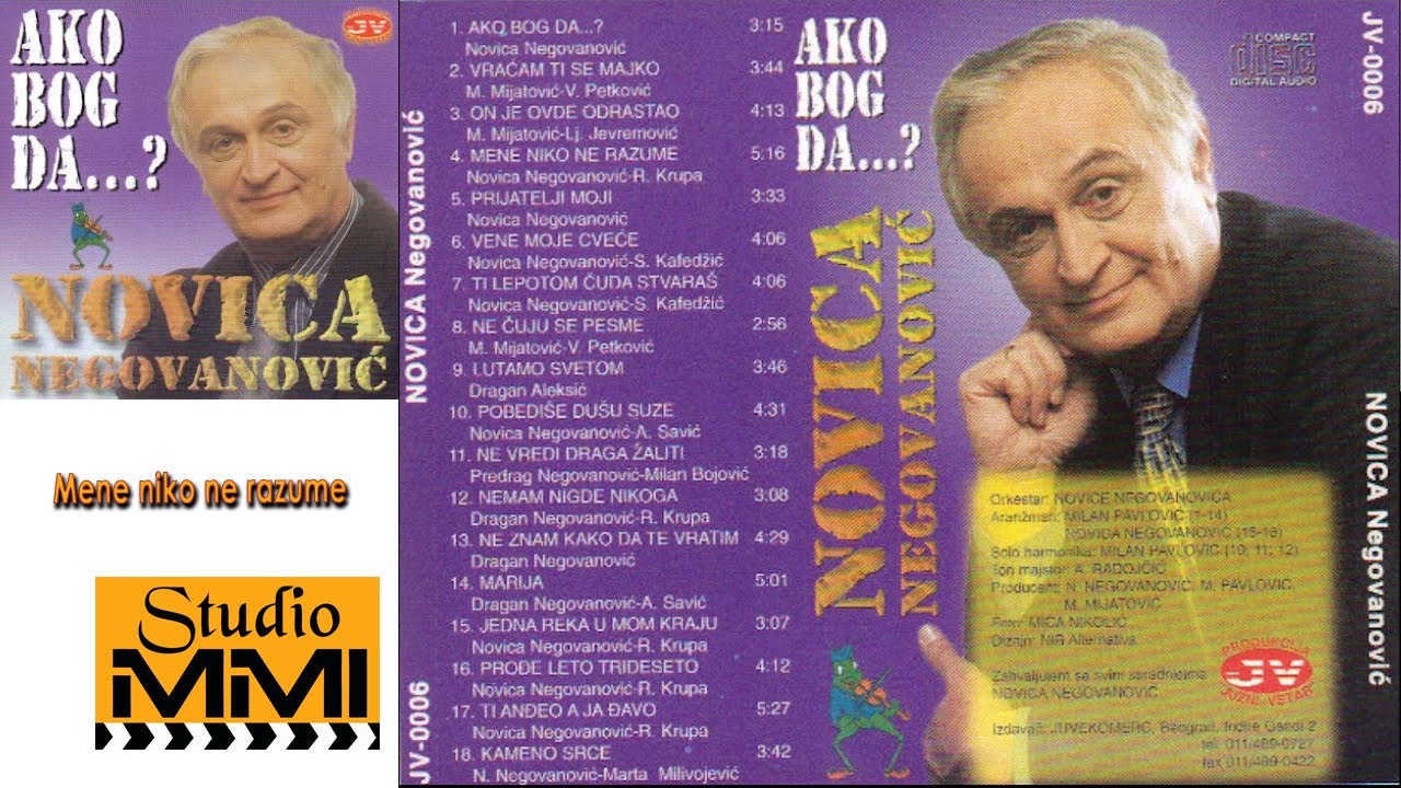 Novica Negovanovic - Mene niko ne razume