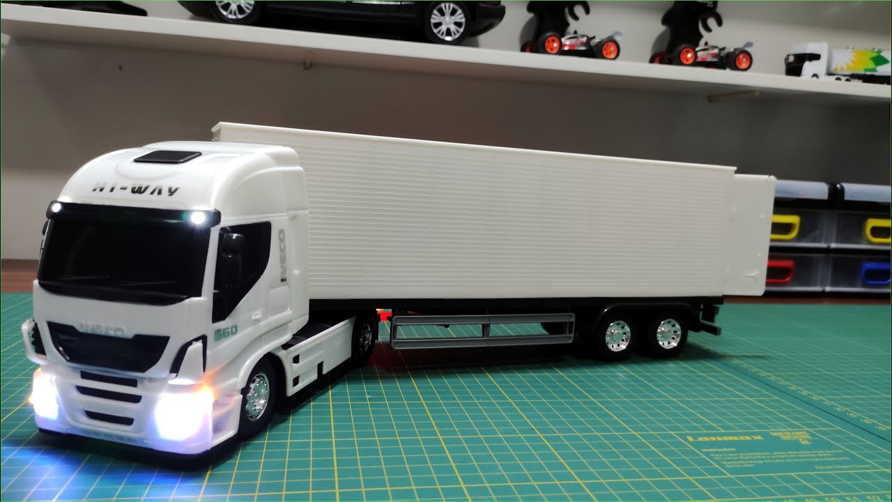 Como Fazer Caminhão de Controle Remoto Barato #07 Eletrônica do Baú #1 Mini Iveco Hi-Way com Arduino