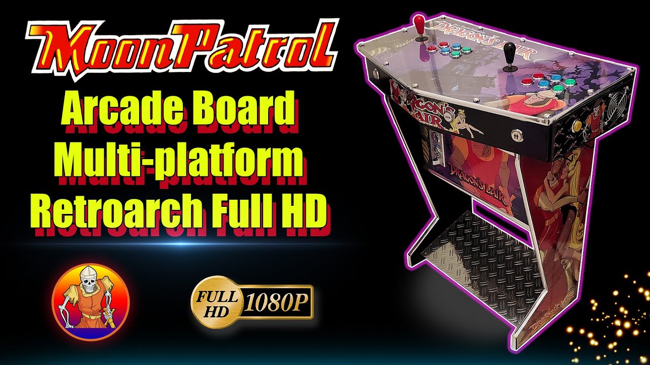 Moon Patrol - Arcade - Stage 1 - Retroarch Full HD