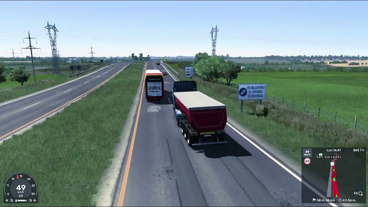 ETS 2 TRANSPORTE DE CARGA , CAMION DE COLON A VILLAGUAY