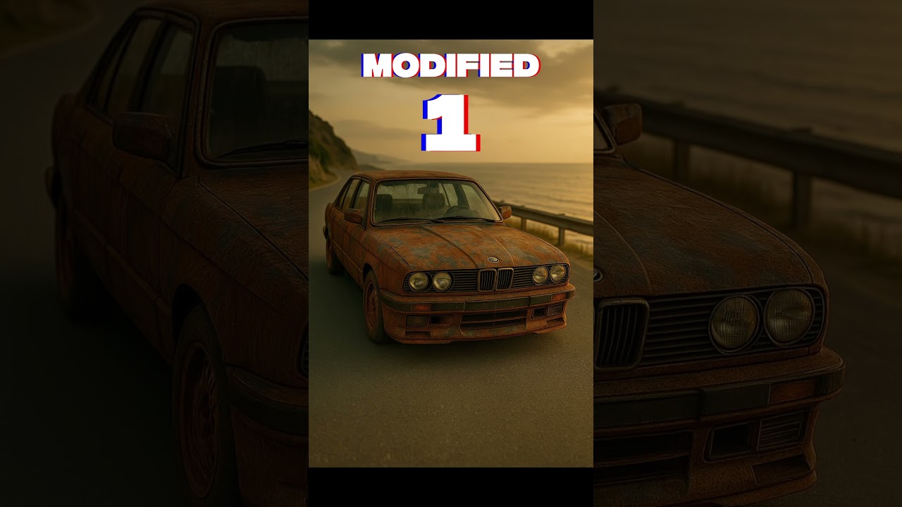 BMW E40 futuristic style modified with Ai #car #automobile #modified #modifiedcars #carshorts #ai
