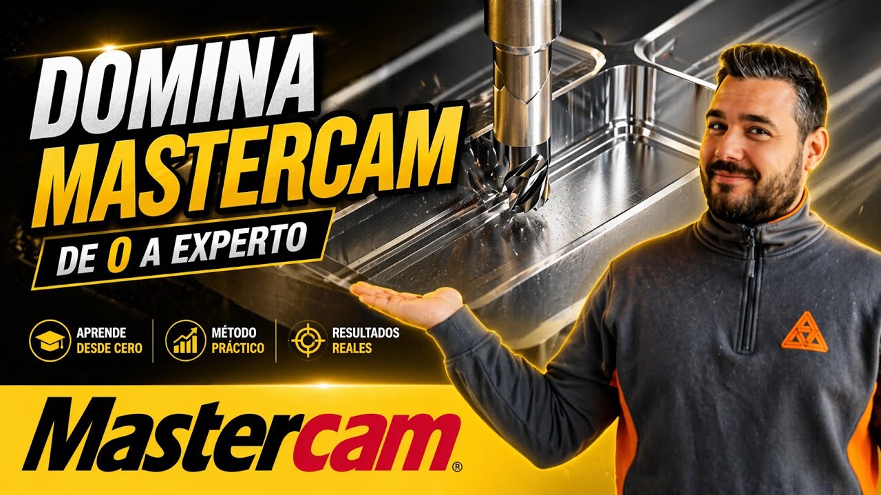 MECANIZA CAJERAS EN MASTERCAM [FACIL]