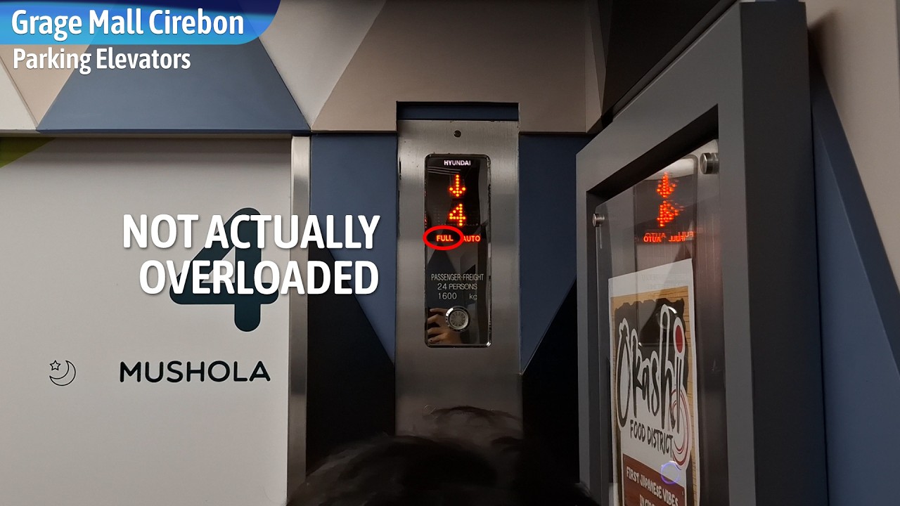 OVERLOAD INDICATOR BUG | Hyundai Elevator - Grage Mall Cirebon