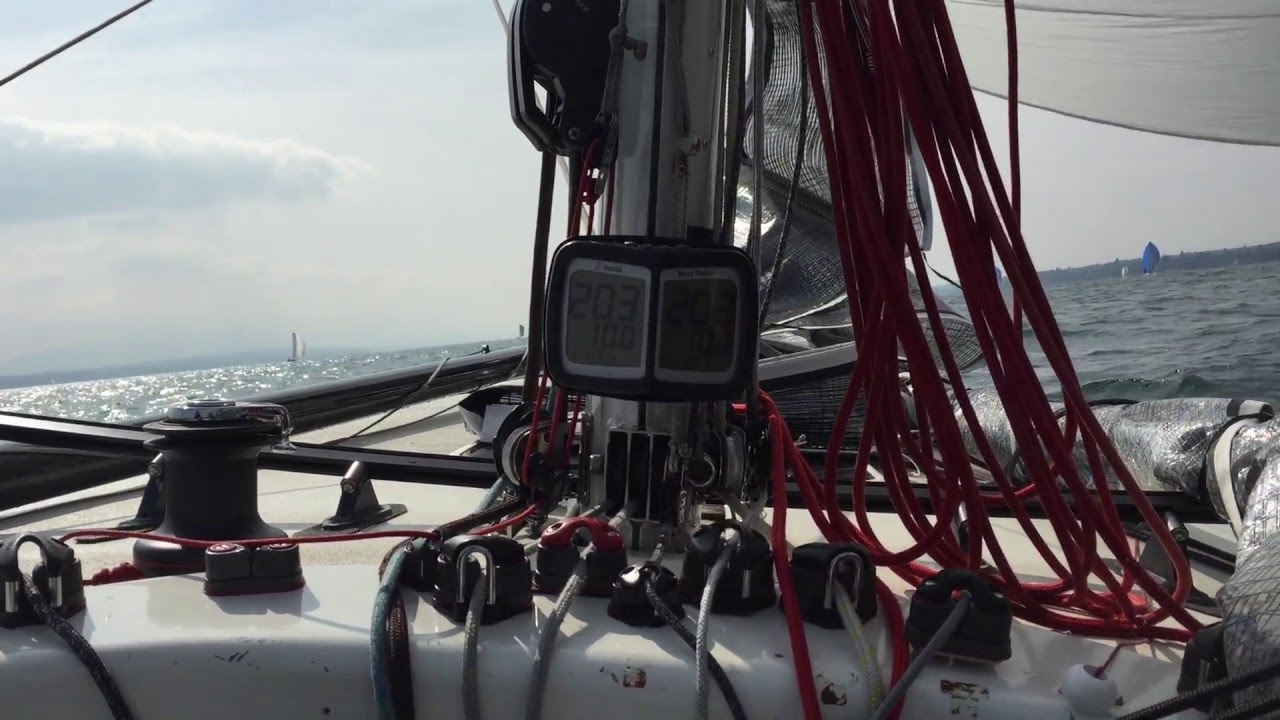 La double Versoix 2015 sur Gaston III - Voilier Toucan Lac Léman vs Angrybird