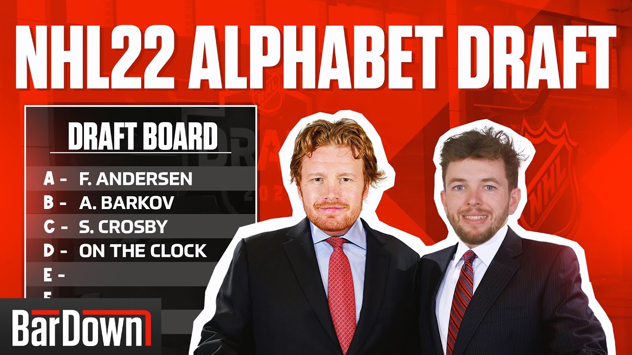 DRAFTING AN NHL FRANCHISE IN ALPHABETICAL ORDER