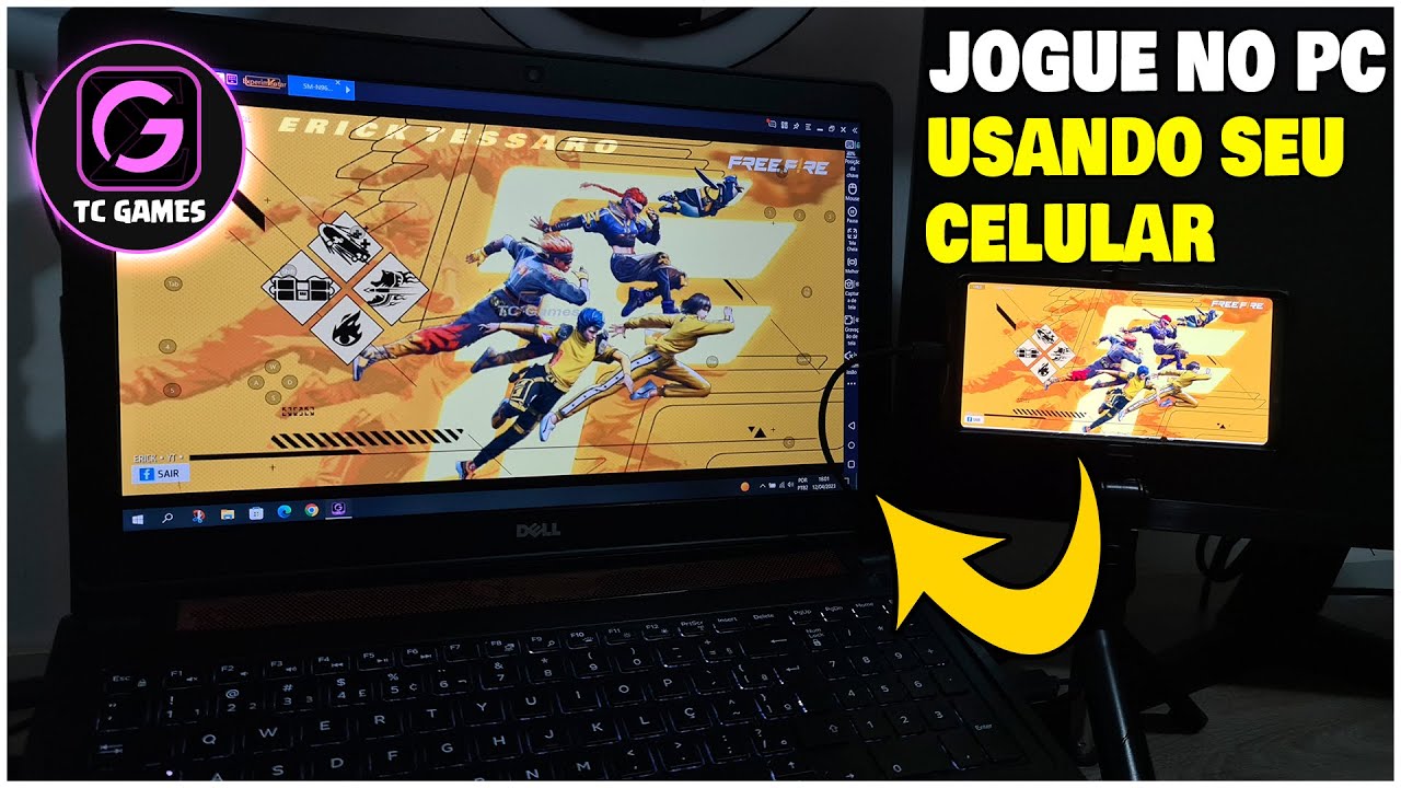 JOGUE NO PC USANDO O SEU CELULAR VIA USB 2023