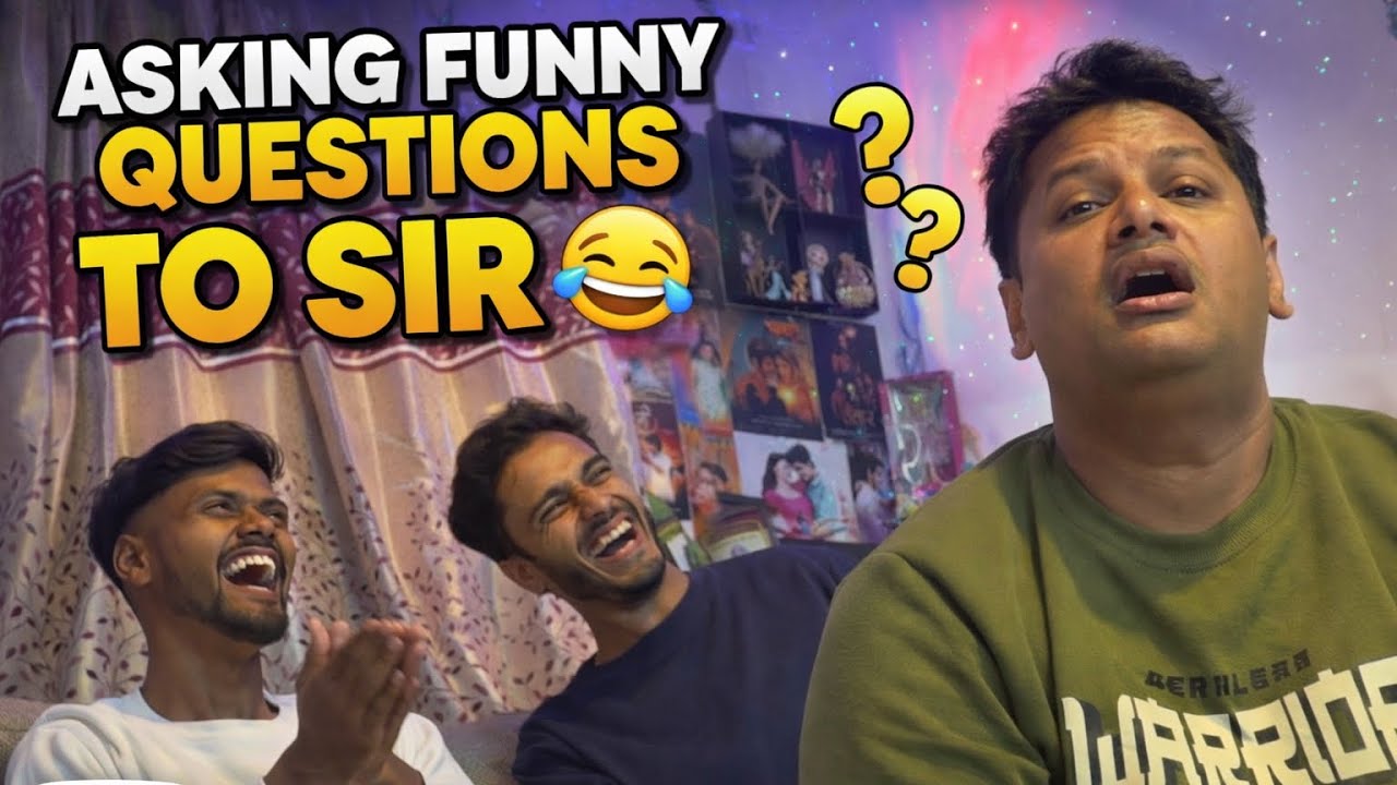 सरांना विचारले गंमतीशीर प्रश्न 😂 | MSaeed Vlogs | कॉमेडी व्लॉग