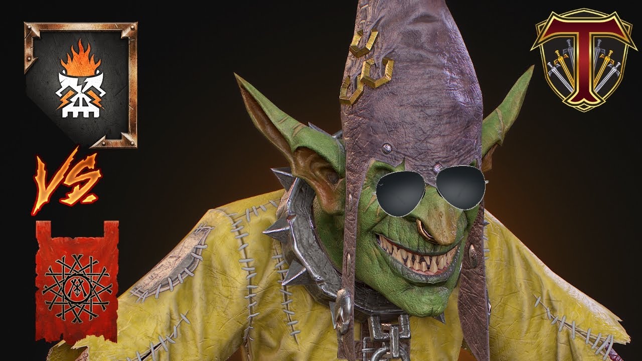 DOWN DOWN TO HOBGOBLIN TOWN! Chaos Dwarfs vs Skaven - Total War Warhammer 3