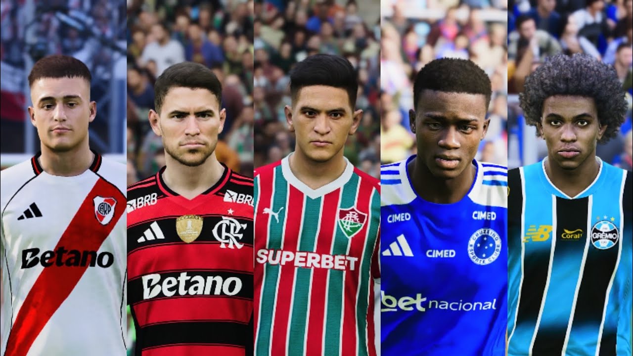 Option File PES 2021 DE PS4/PS5/PC J&Aacute; 100% Atualizado com Brasileir&atilde;o 2026 completo!!