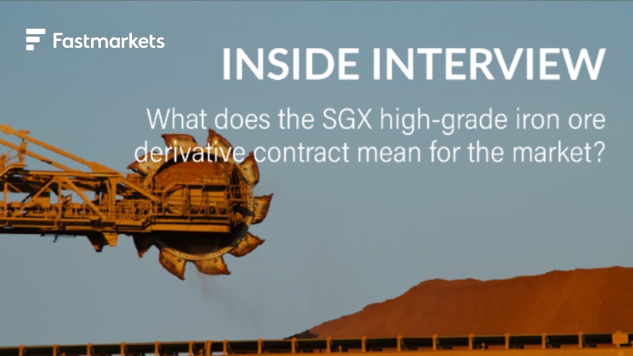 What does the SGX high-grade iron ore derivative contract mean for the market?