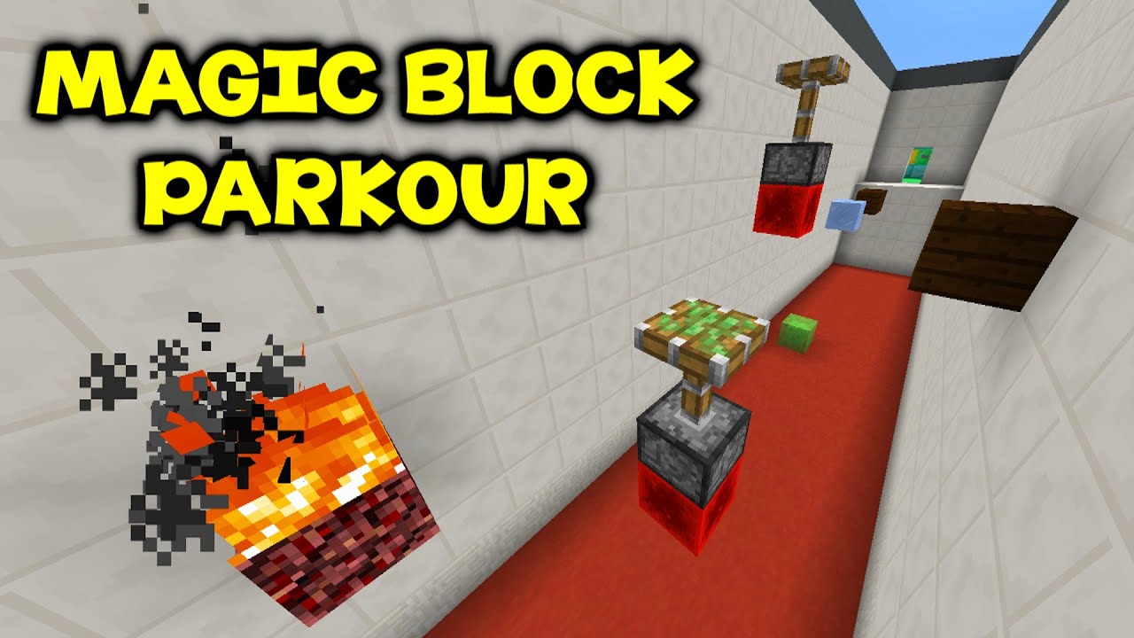 Minecraft MAGIC BLOCK PARKOUR with Vikkstar (Appearance Parkour)