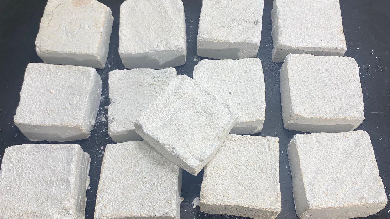 WHITE REFORMED GYMCHALK ~ ASMR ~ ODDLY SATISFYING ~ ANXIETY RELIEF