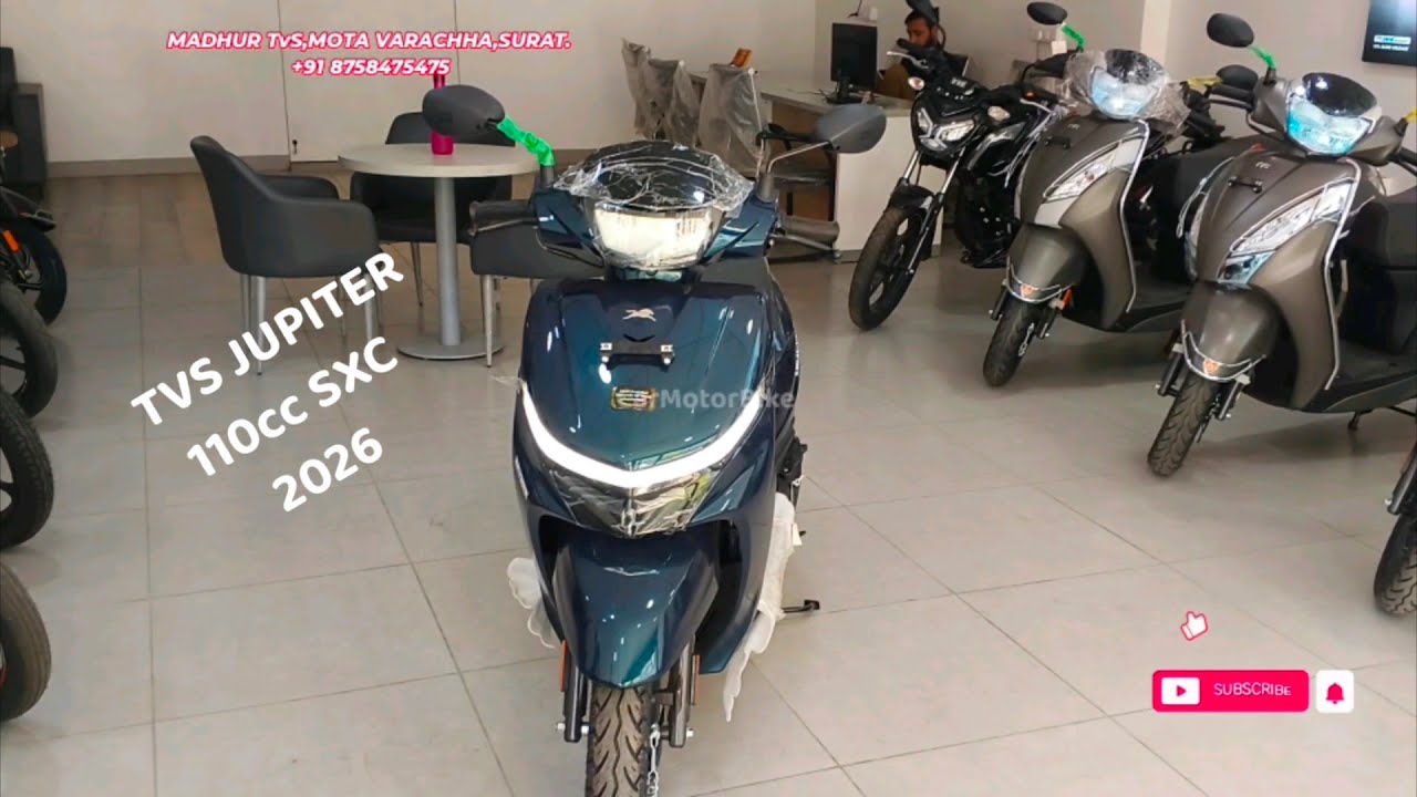 TVS JUPITER 110 SXC #tvs #automobile #scooter #gujarat #indianmanufacturing #india 