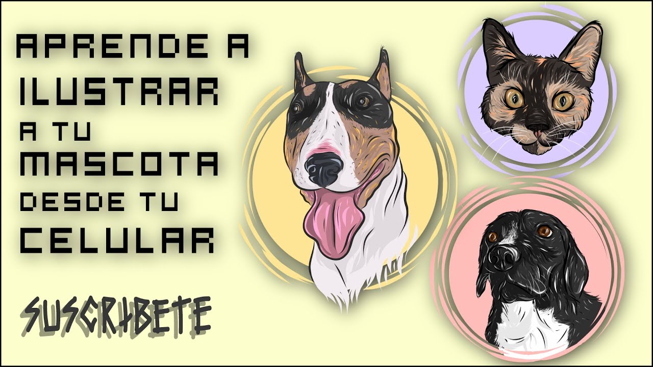 APRENDE A ILUSTRAR A TU MASCOTA DESDE TU CELULAR