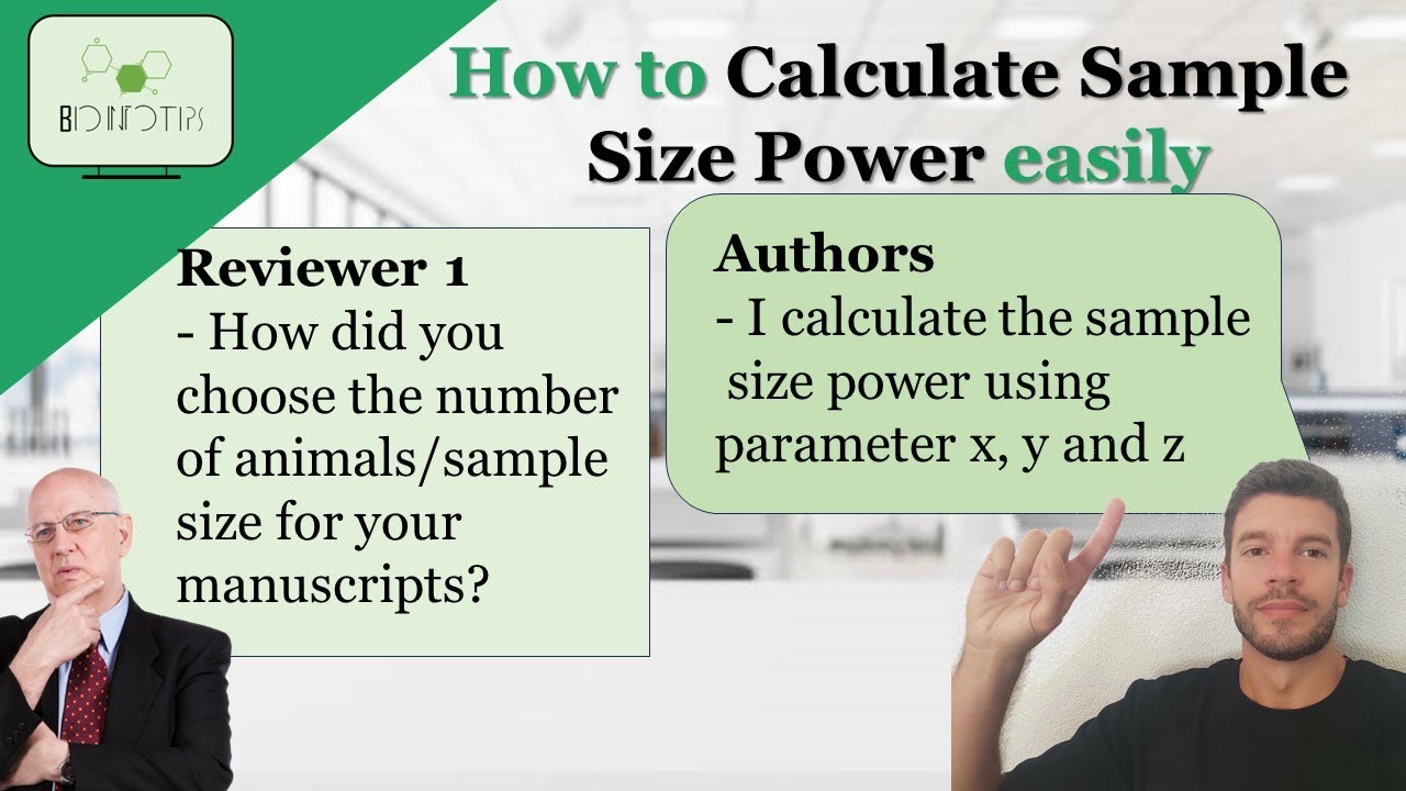How to calculate Sample Size using Power Analysis to answer your reviewers 👨🏻&zwj;🔬 #Power #analysis