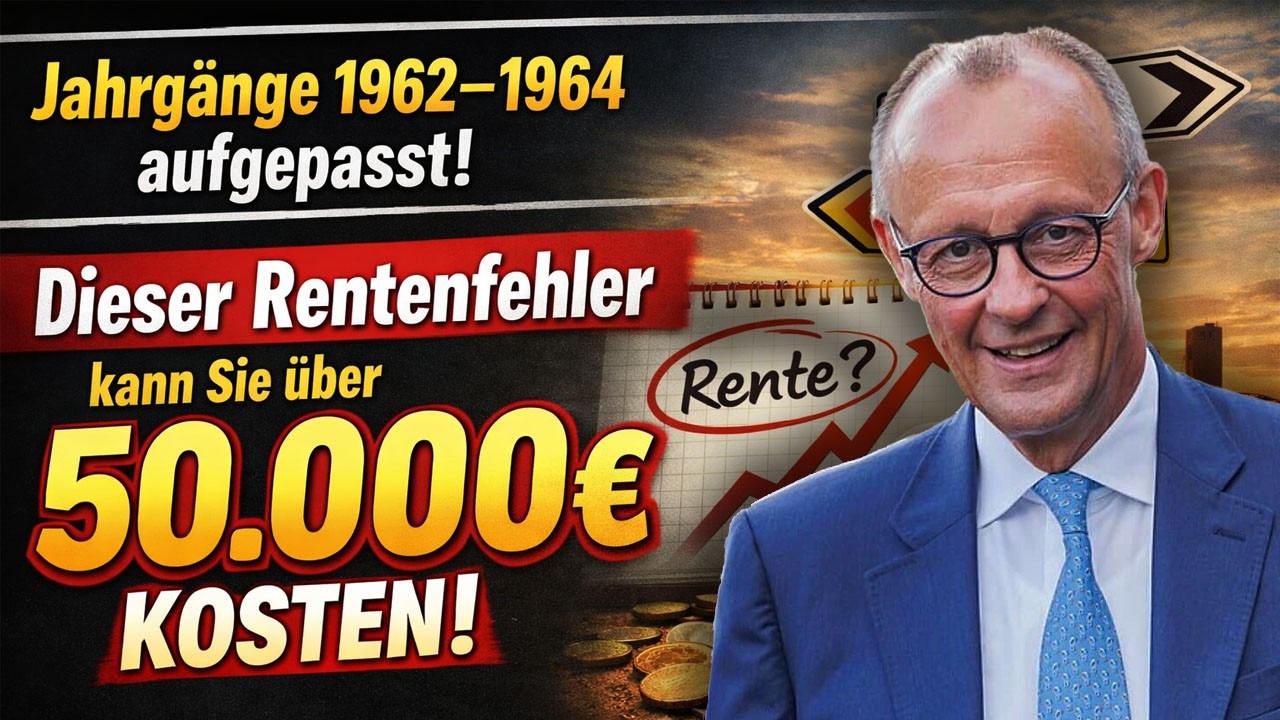 Jahrgänge 1962–1964 aufgepasst! Dieser Rentenfehler kann Sie über 50.000€ kosten