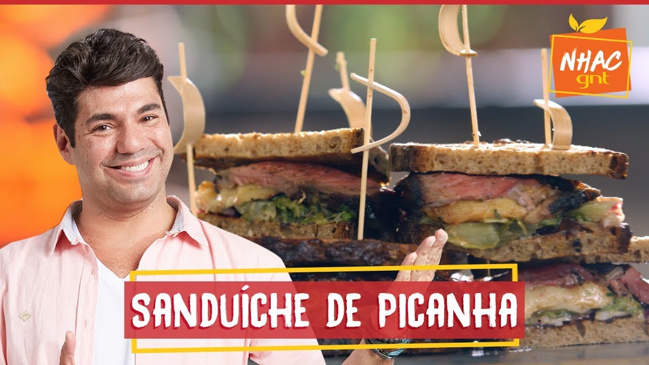 Sanduíche de rosbife de picanha defumada com mostarda de pêssego | Felipe Bronze | Perto do Fogo
