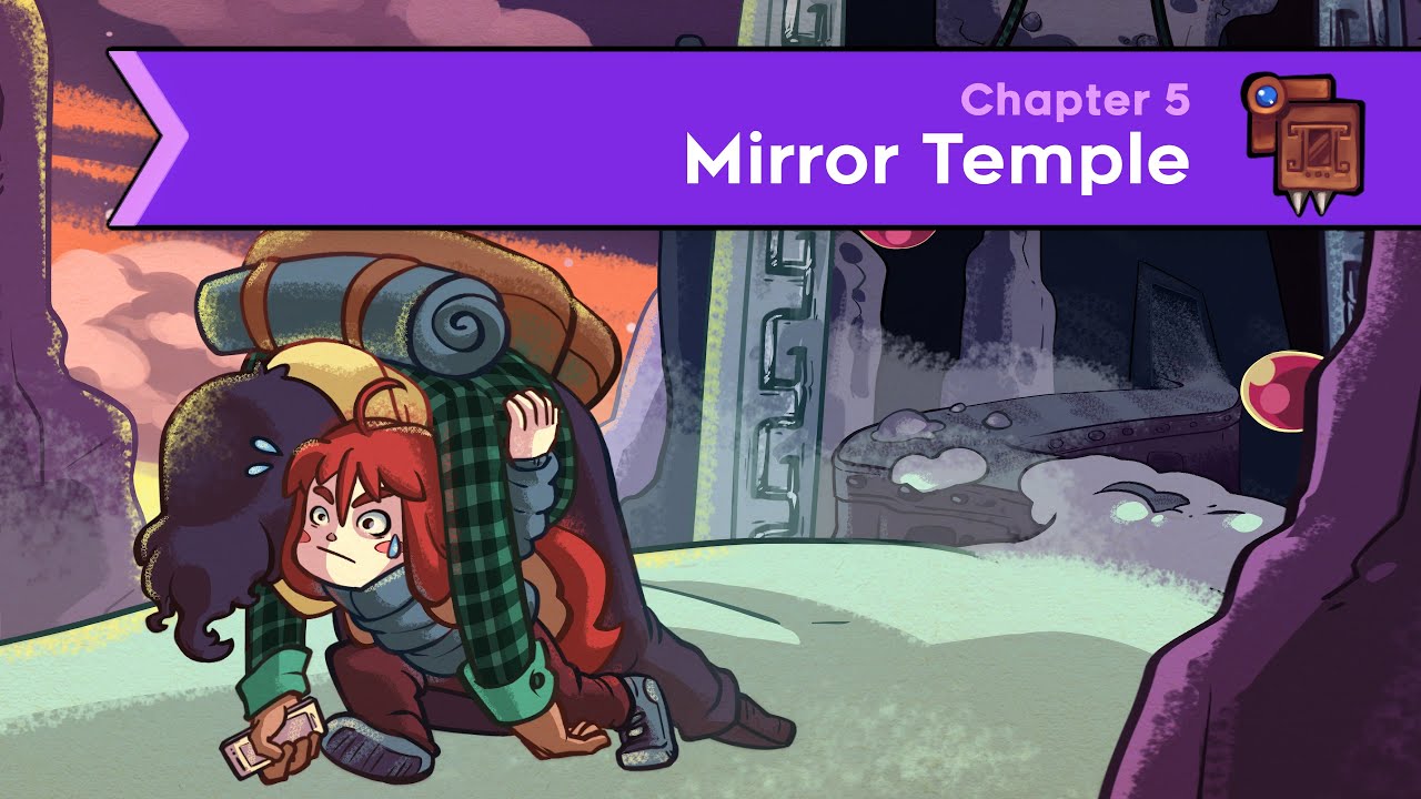 Celeste Chapter 5 - Mirror Temple | All Collectibles & Cutscenes with Timestamps